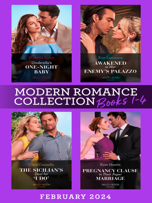 cover image of Modern Romance February 2024 Books 1-4